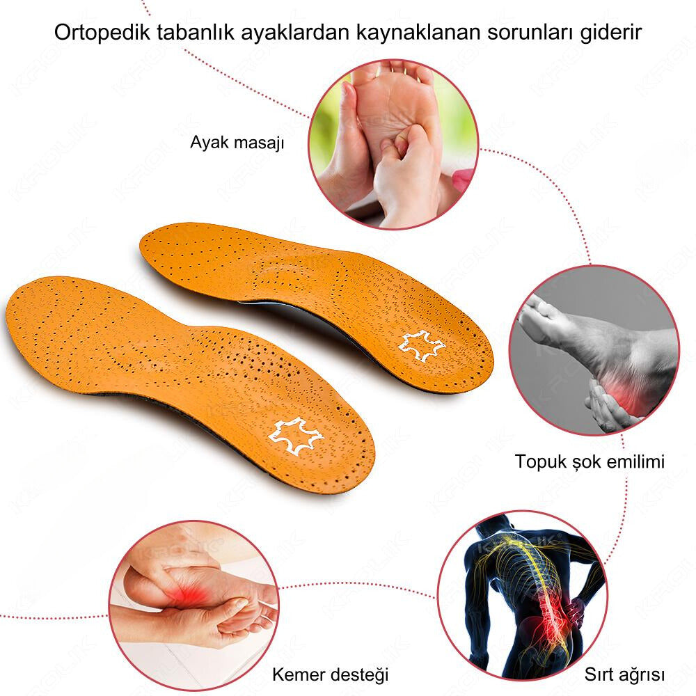 Antibakteriyel Ortopedik Deri Tabanlık